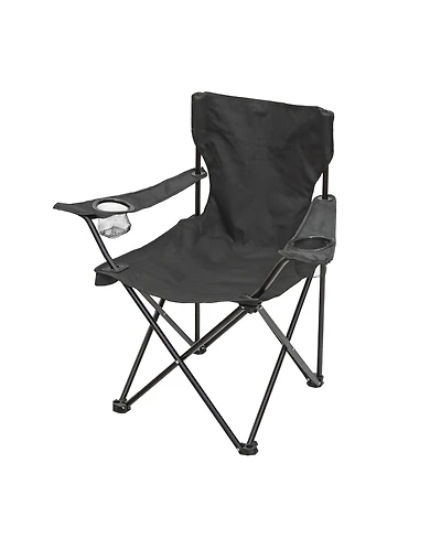 Stansport Folding Arm Chair with Dual Cup Holders