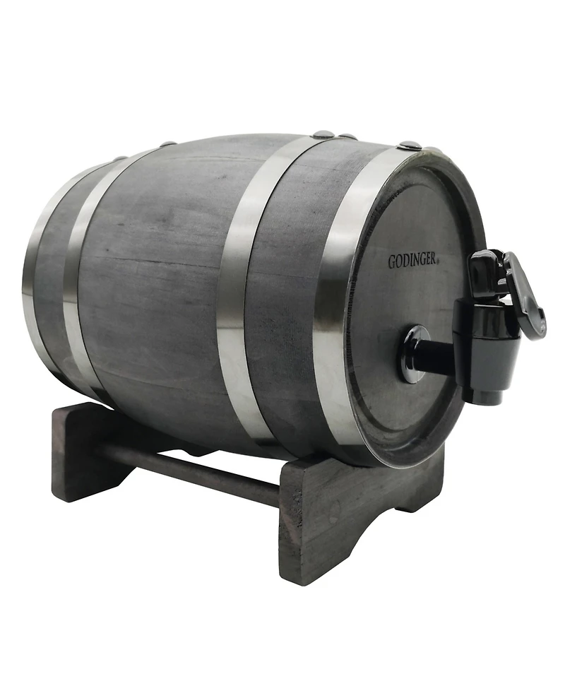 Godinger Whiskey 25 oz. Barrel Dispenser