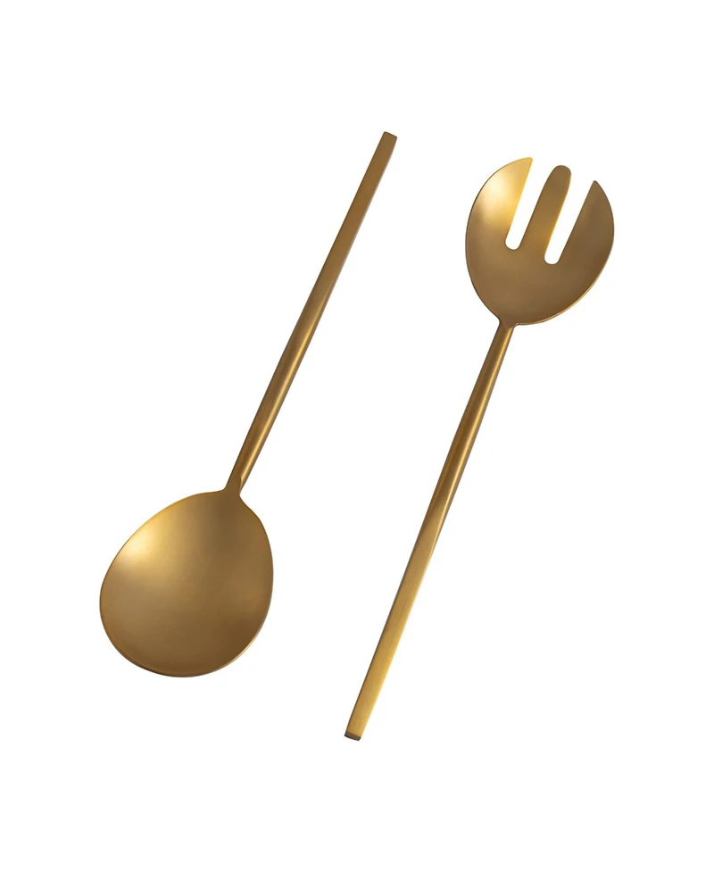 Godinger Strait Matte 2-Pc. Salad Server Set