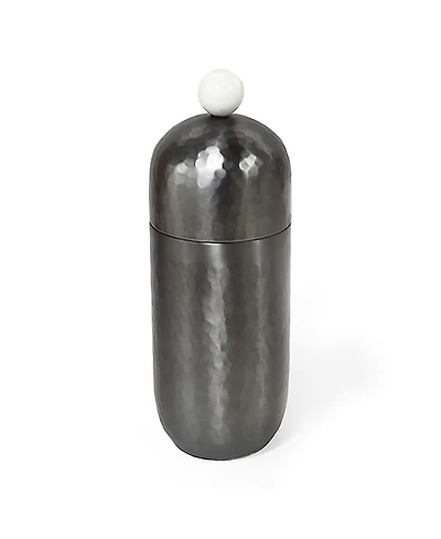 Godinger Temari Hammered Gunmetal 24 oz. Cocktail Shaker