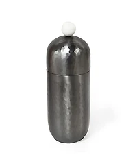Godinger Temari Hammered Gunmetal 24 oz. Cocktail Shaker
