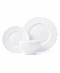 Godinger Starburst Porcelain 12-Pc. Dinnerware Set, Service For 4