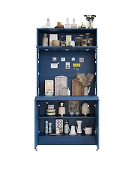 Streamdale Furniture Pantry Buffet with Hutch and Workstation