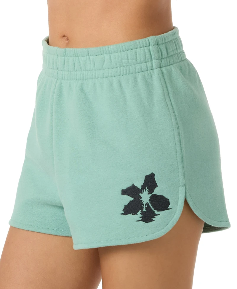 O'Neill Women's Tropic Melt Scallop Relaxed-Fit Shorts