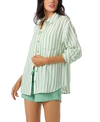 O'Neill Women's Cotton Leni Striped Shirt