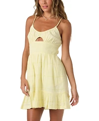 O'Neill Women's Adelaide Cotton Smocked Waist Dress
