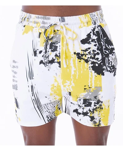 Dai Moda Men's Unity print Pull On Shorts