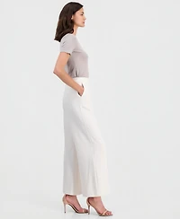 T Tahari Women's High-Rise Wide-Leg Pants