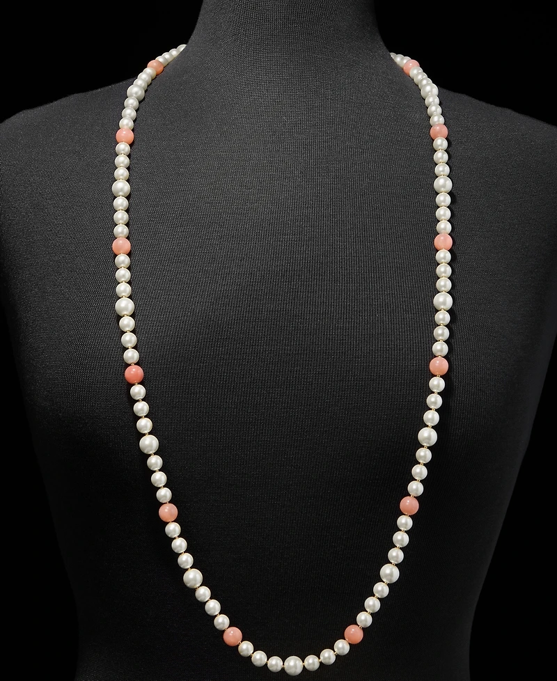 Charter Club Mixed Stone Beaded 44" Necklace, Macy's Exclusive