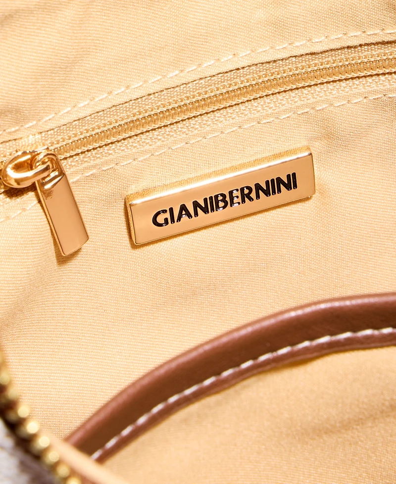 Giani Bernini Linen Bamboo Handle Hobo, Macy's Exclusive