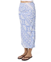 O'Neill Women's Bellamy Abstract Pull-On Midi Skirt