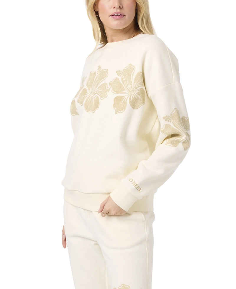 O'Neill Women's Lei Oversized Crewneck Top