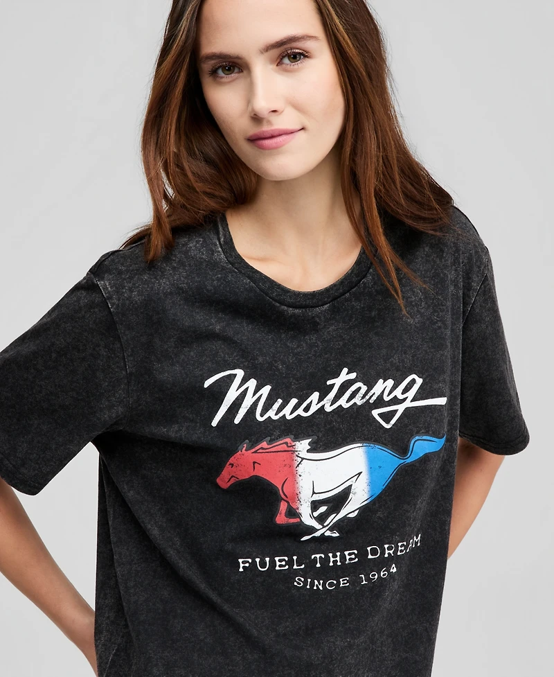 And Now This Women's Mustang Graphic T-Shirt, Macy's Exclusive