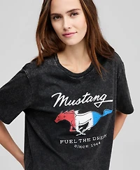 And Now This Women's Mustang Graphic T-Shirt, Macy's Exclusive