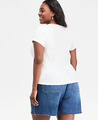 On 34th Trendy Plus Vacay Graphic T-Shirt, Macy's Exclusive