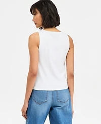 On 34th Women's Boatneck Side Button Tank, Macy's Exclusive