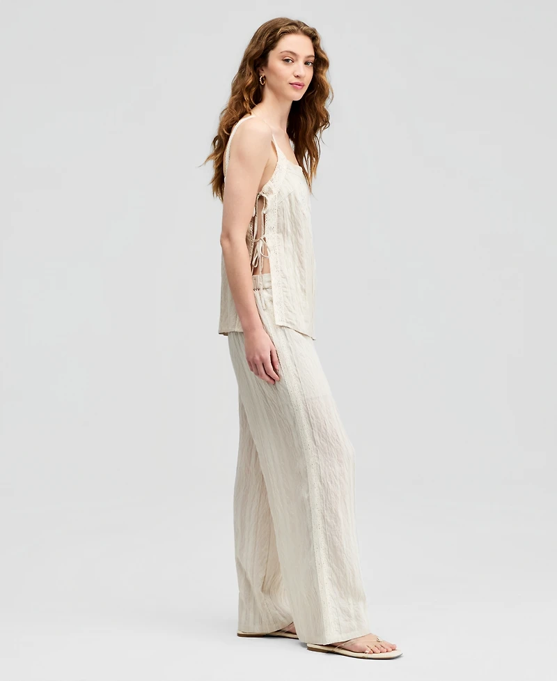And Now This Women's Wide-Leg Drawstring Pants, Macy's Exclusive