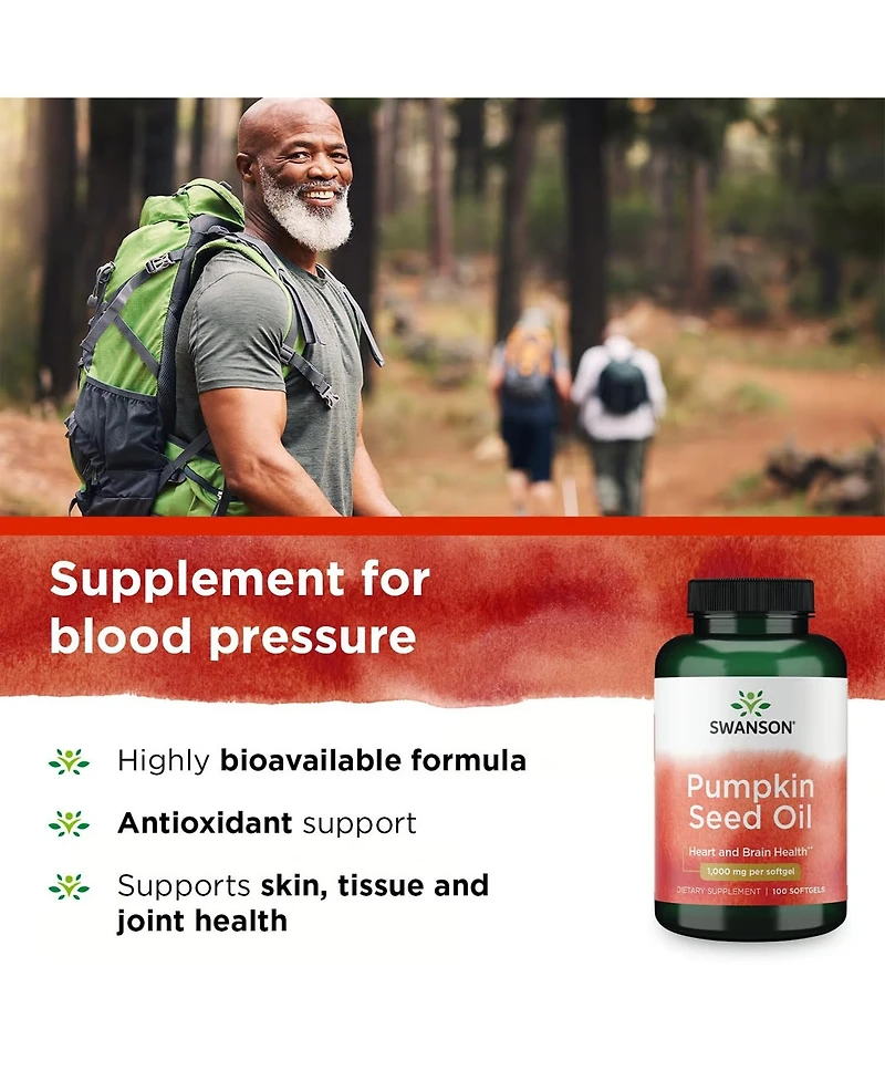 Swanson, Pumpkin Seed Oil, 1,000 mg, 100 Softgels