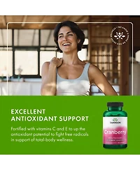 Swanson Cranberry, Urinary Tract Health, Bladder Control and Kidney Function, 20:1 Cranberry Juice Concentrate, Cranberry Supplement, 180 Softgels