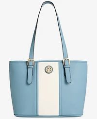 Giani Bernini Vertical Colorblock Tulip Tote, Macy's Exclusive