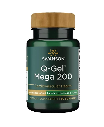 Swanson QGel Mega 200 200 Milligrams 30 Sgels