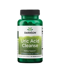 Swanson Uric Acid Cleanse Natural Supplement Promoting Kidney Support Features a Powerful Combination of 7 Herbs (60 Veggie Capsules)