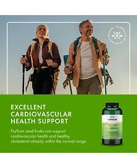 Swanson Psyllium Husk Dietary Fiber Supplement 610 mg 300 Capsules