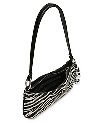 Steve Madden Bsabine Small Pebbled and Tassled Shoulder Handbag