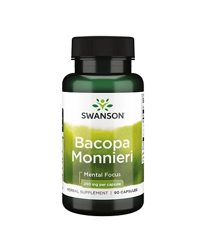 Swanson Bacopa Monnieri Extract Bacognize 250 Milligrams 90 Capsules