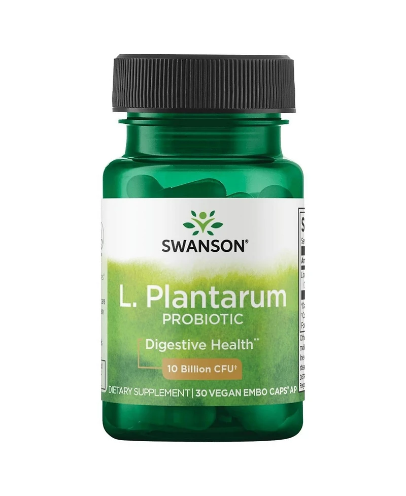 Swanson L. Plantarum Digestive Supplement, Gastrointestinal Balance and Bowel Regularity, Natural Formula to Help Reduce Bloating, 30 Veggie Capsules