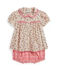 Polo Ralph Lauren Baby Girls' Floral Shirtdress and Gingham Bloomer
