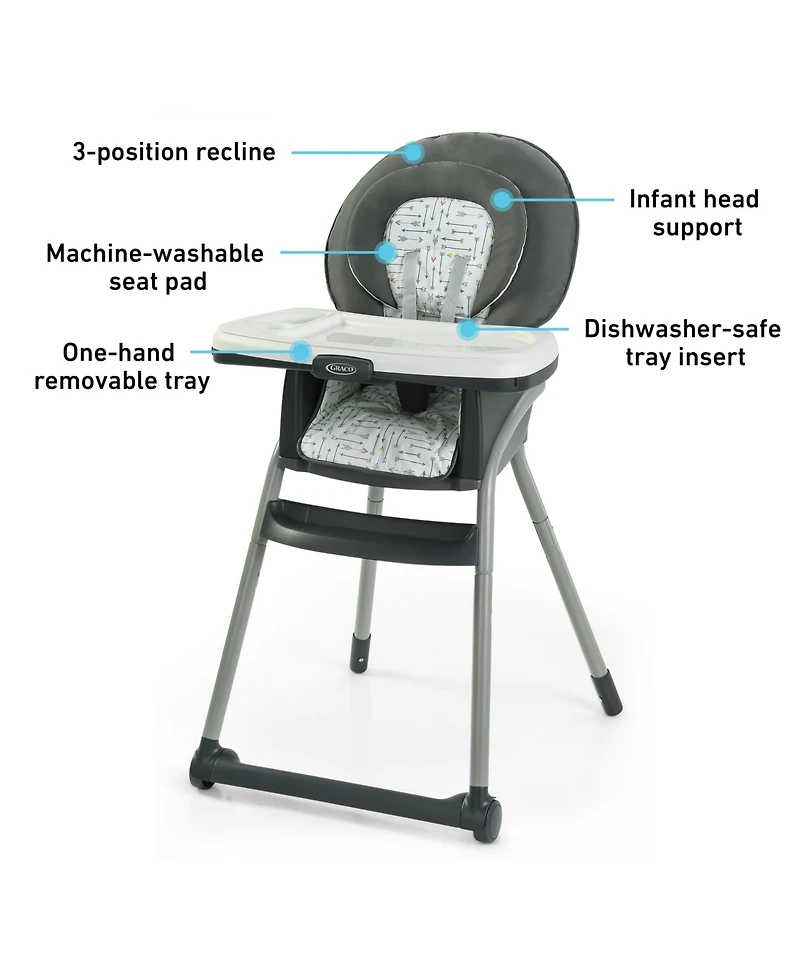 Graco Baby and Toddler Table2Table Lx 6-in-1 Highchair
