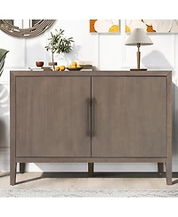 Streamdale Furniture Farmhouse Sideboard with Pine Veneer, 2 Doors