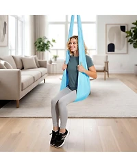 Mecale Aerial Yoga Hammock Swing 300 lbs Nylon for Parent and Child
