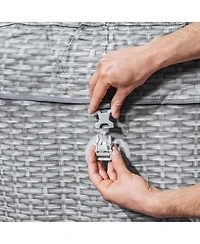 Coleman SaluSpa Sicily AirJet Inflatable Hot Tub with 180 Soothing Jets