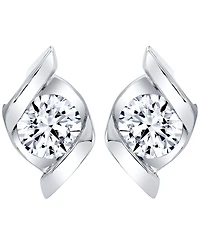 Macy's Certified Lab Grown Diamond Stud Earrings (3 ct. t.w.) in 14k White Gold (Also Available in 14k Yellow Gold)