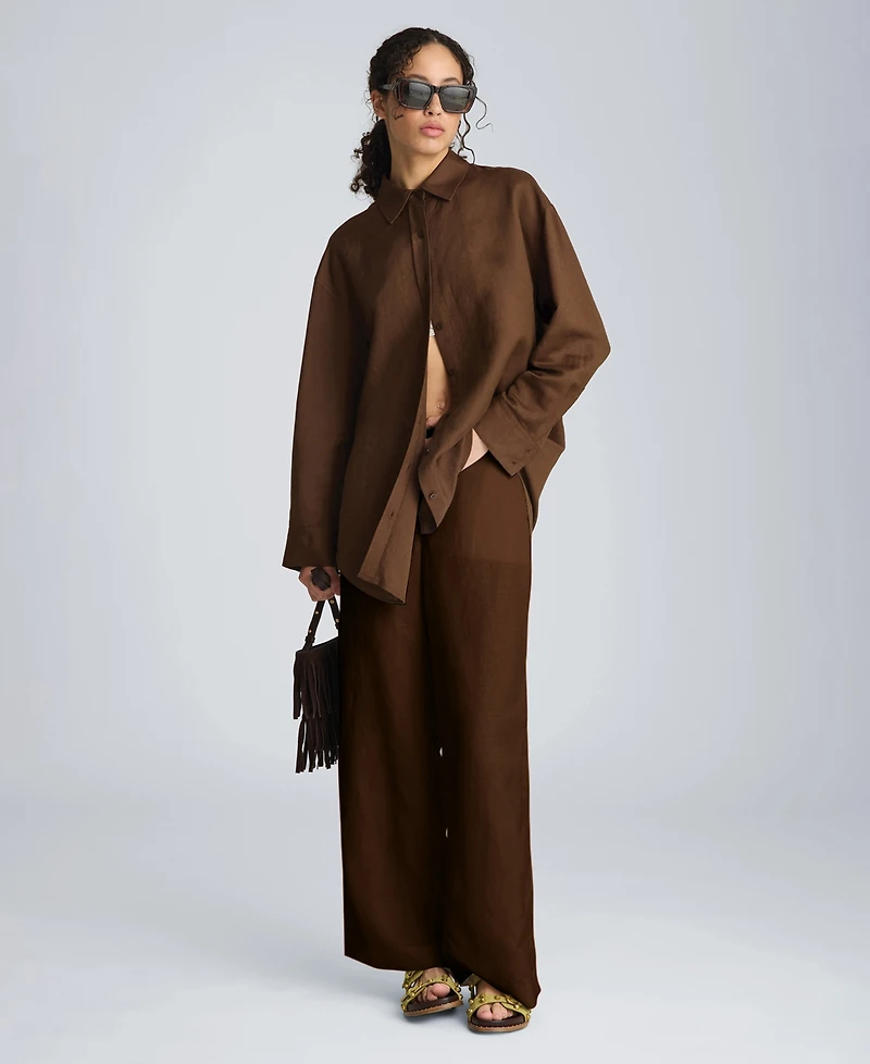 Kenneth Cole Women's Pull-On Wide-Leg Pants