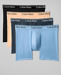 Calvin Klein Men's Microfiber Stretch Boxer Briefs, 4-Pack