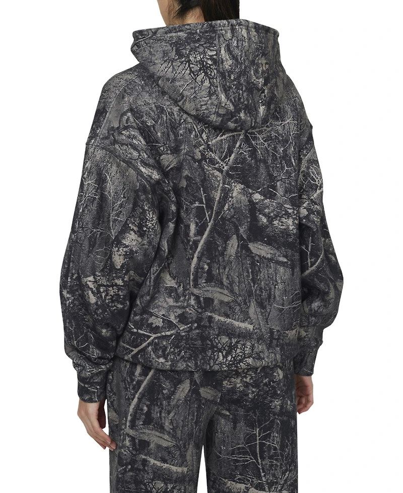 Good For Nothing Women's Woodland Camo Relaxed Hoodie
