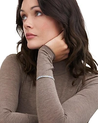 Fable England Forget Me Not Silver Bangle