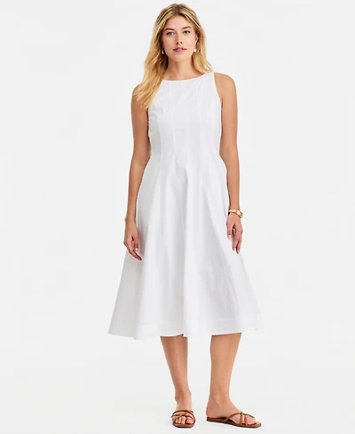 On 34th Women's Seamed Boatneck Midi Dress, Macy's Exclusive
