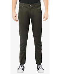 X-Ray Men's Elastic Waist Cuff Twill Pants