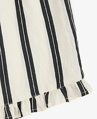 On 34th Women's Stiped Textured Pull-On Ruffled Shorts, Macy's Exclusive