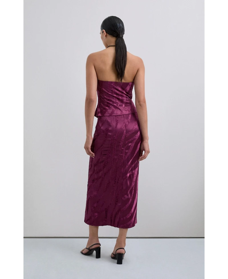 Scalpers Women's Camouvelvet Skirt