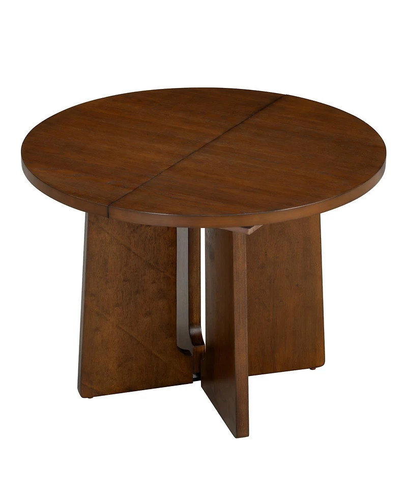 Streamdale Furniture Solid Wood Extendable Dining Set for 4