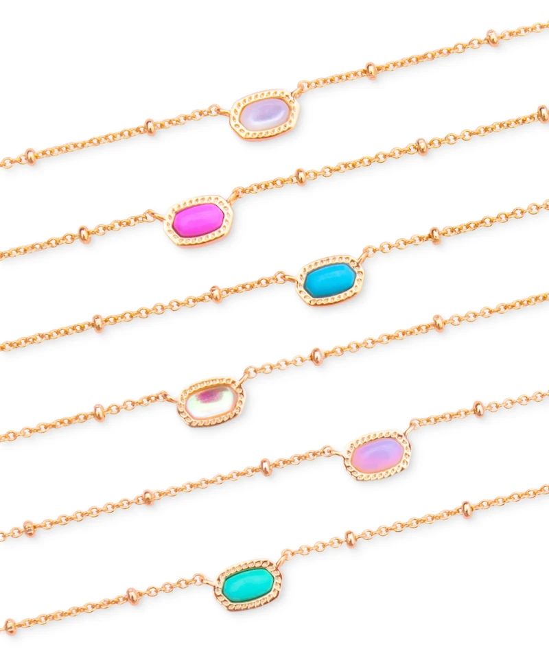Kendra Scott 14k Gold-Plated Turquoise Magnesite Pendant Necklace, 15" + 4" extender