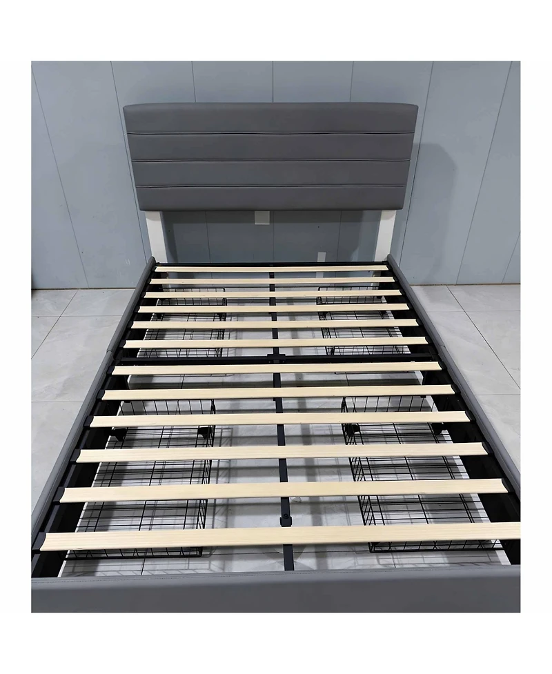 Velvet Bed Frame, Platform Bed with 4 Drawers with Tufted Headboard, Upholstered Platform Bed, No Box Spring Needed
