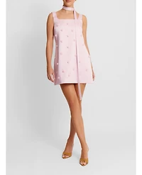 Six Stories Women's Beaded Strappy Mini Dress