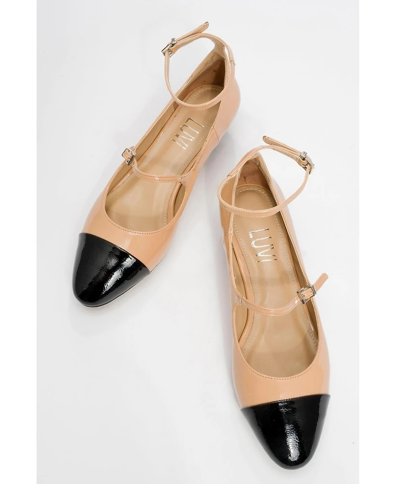 Prologue Shoes women's Uster Low Heel Mary Jane Pump