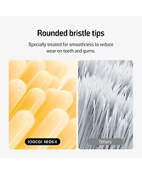 Soocas Multiclean Classic Clean Electric Toothbrush Replacement Heads, Compatible with both Neos Ii and Neos Ii Ultra, 2 Brush Heads